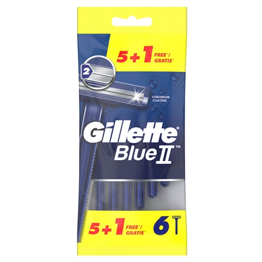 Lâminas descartáveis GIllette Blue 2 5un+1grátis