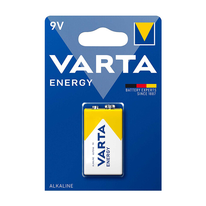 Pilha 9V 1un VARTA Energy Alcalina