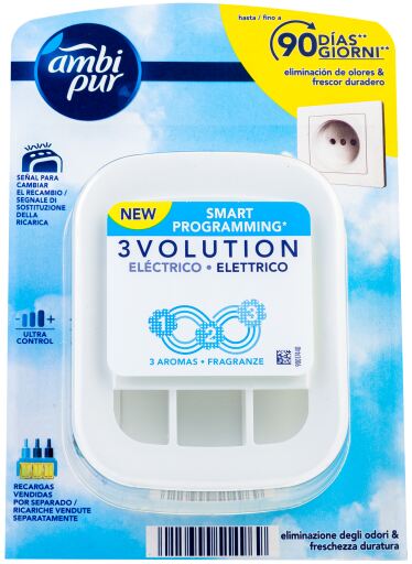 Difusor elétrico 3Volution 90 Dias Ambipur 1un