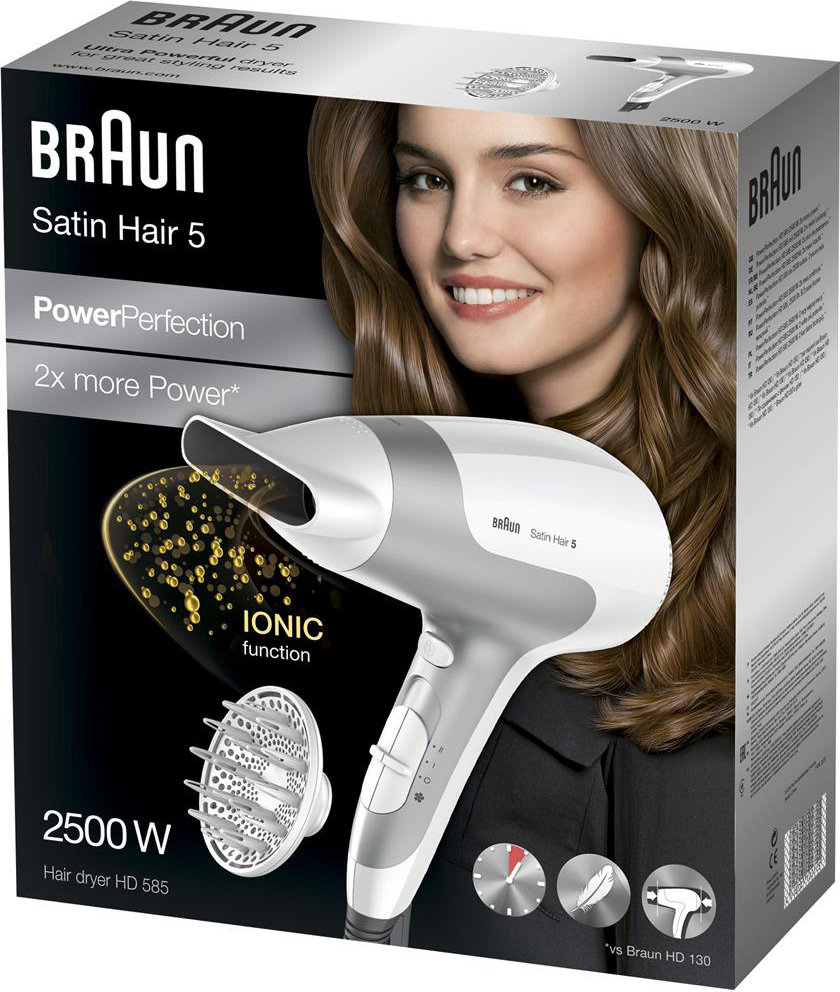 Secador de cabelo Braun Satin Hair 5 2500W HD585
