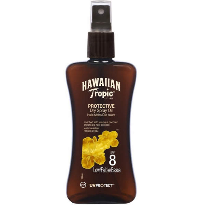 Óleo Protetor Spray FPS 8 Hawaiian Tropic 200ml