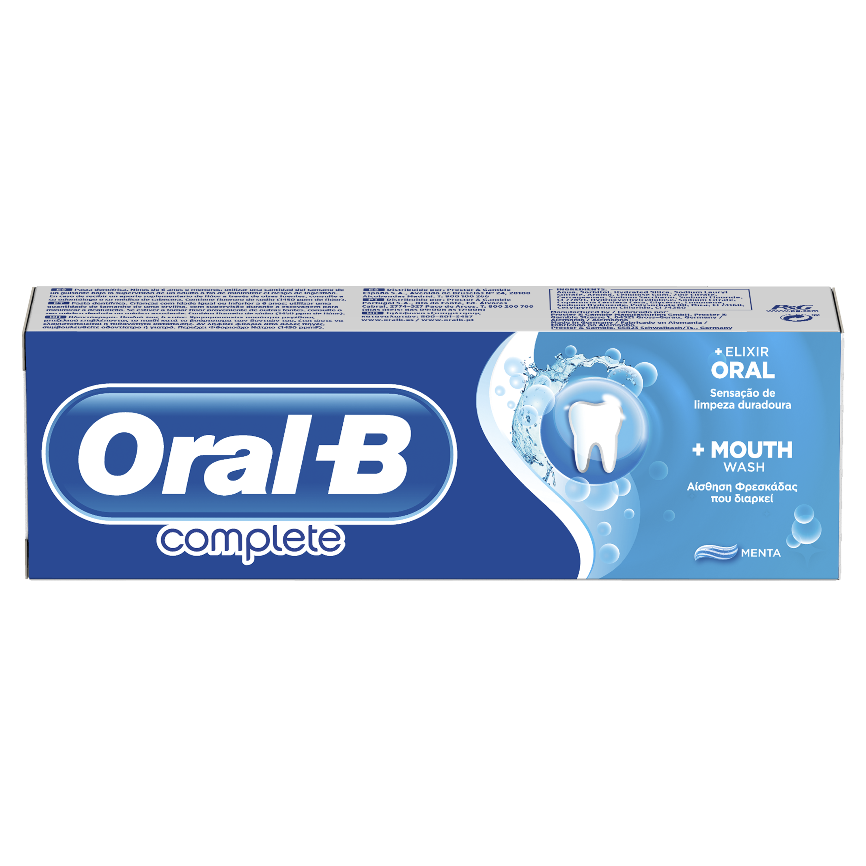 Pasta dentrífica Oral-B limpeza refrescante 75ml