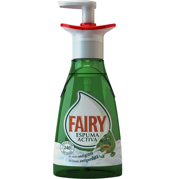 Detergente p/ loiça Fairy espuma activa 375ml
