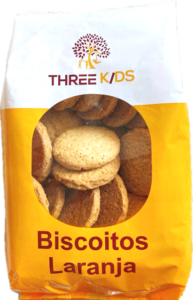 Boscoitos de Laranja Three Kids 200g