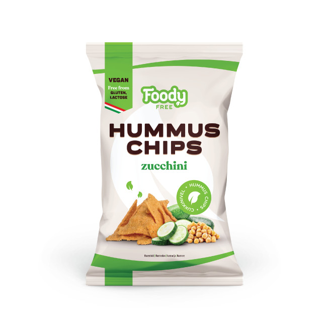 Foody free hummus chips with zucchini 50g