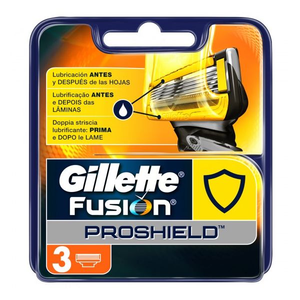 Recarga de lâminas Gillette Fusion Proshield 3un