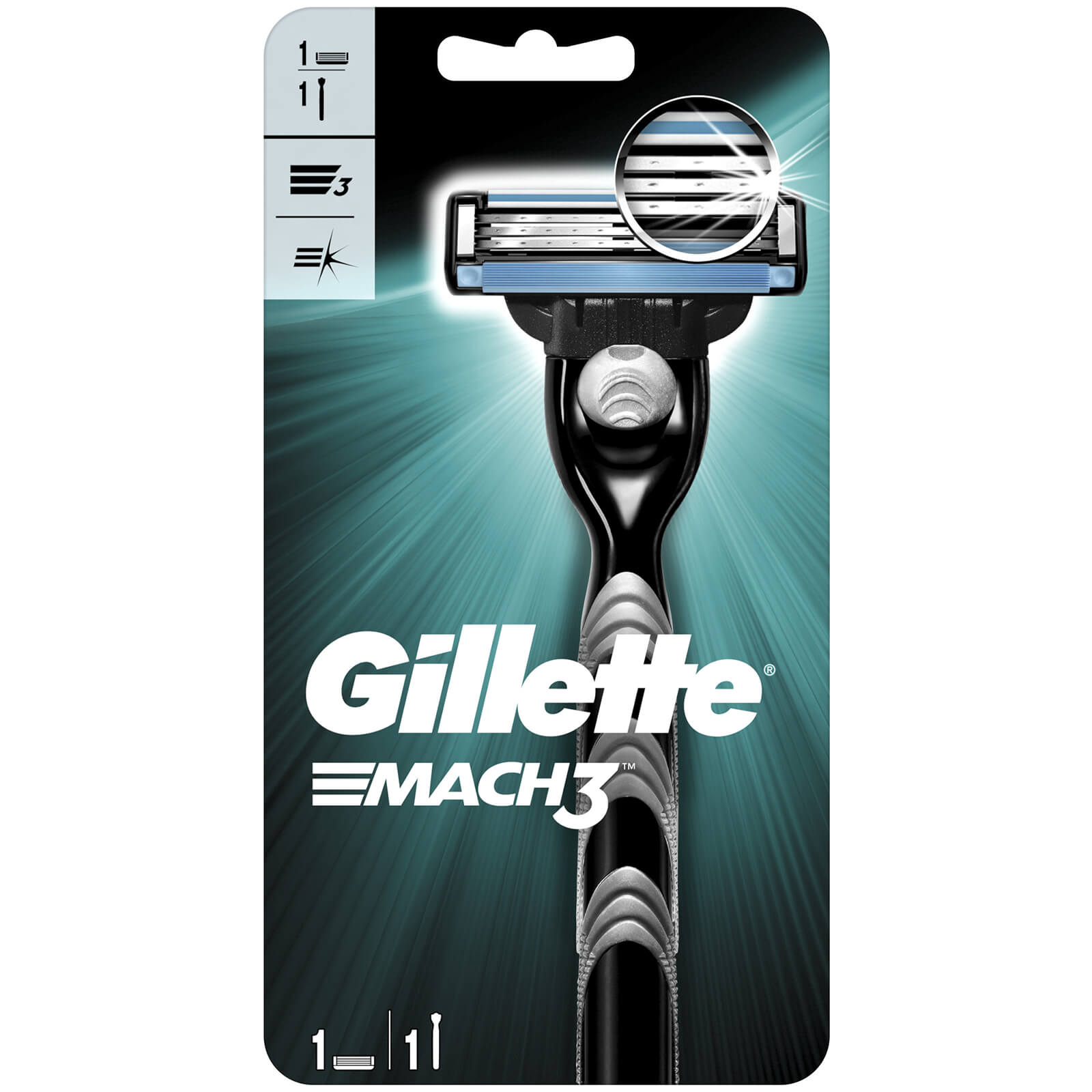 Máquina de barbear Gillette Mach3 1un