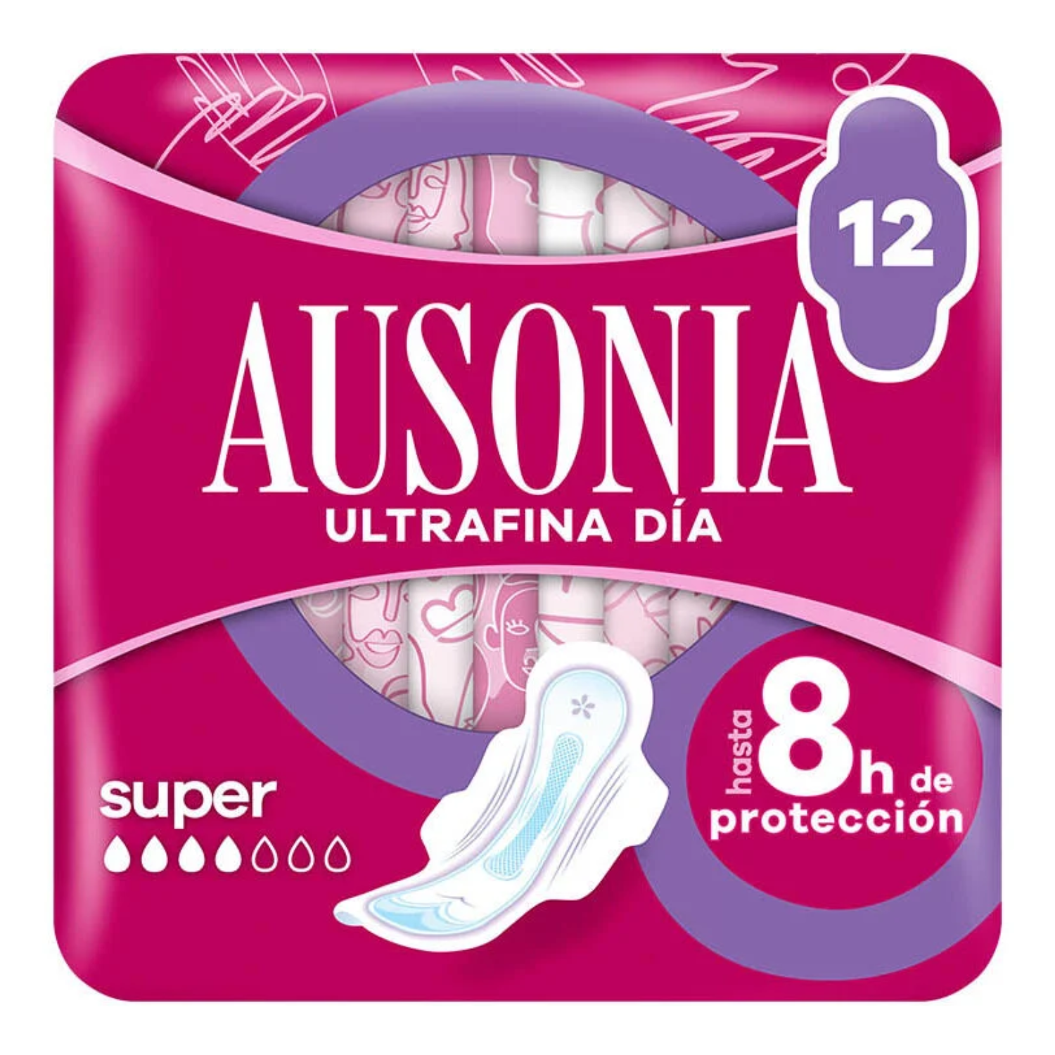 Pensos higiênicos Ausonia Ultrafina Alas super 12un