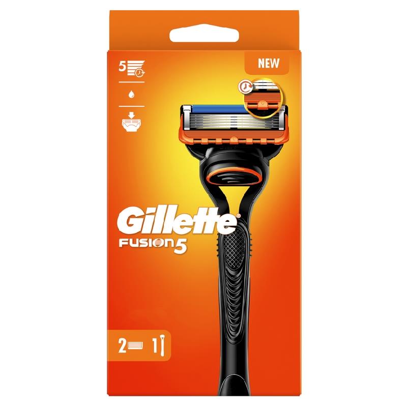 Máquina de Barbear Gillette Fusion 5 + 2 recargas