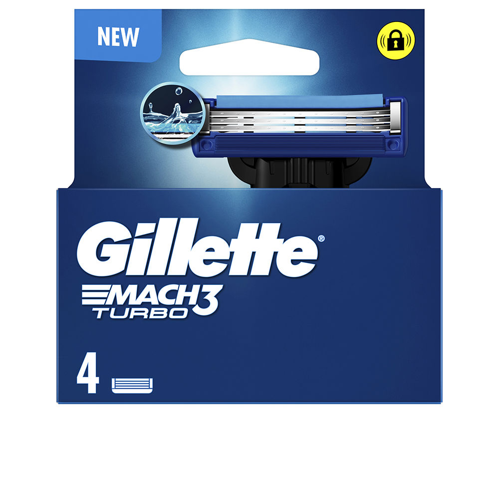 Recarga De Lâminas Gillette Mach3 Turbo 4un