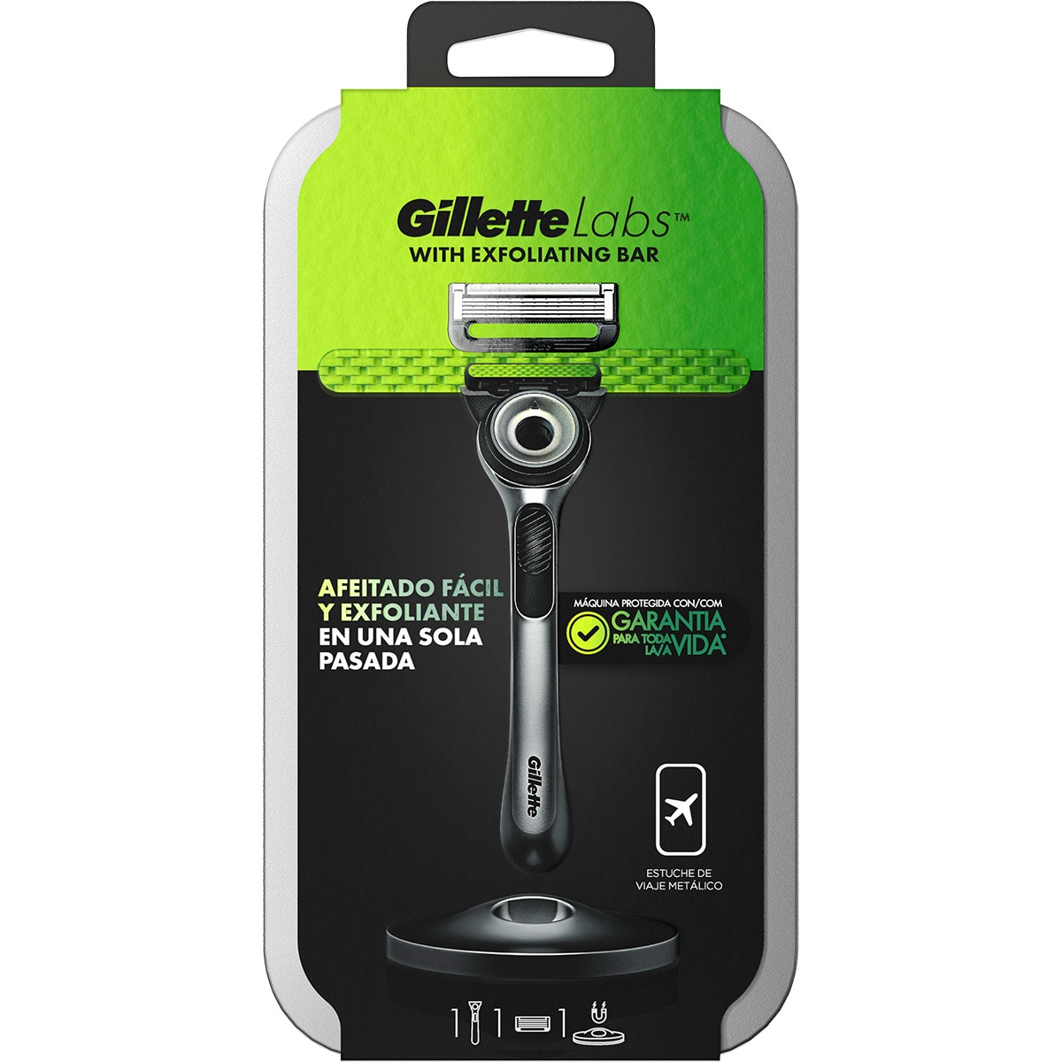 Máquina de barbear Gillette Labs 1un+Estojo viagem
