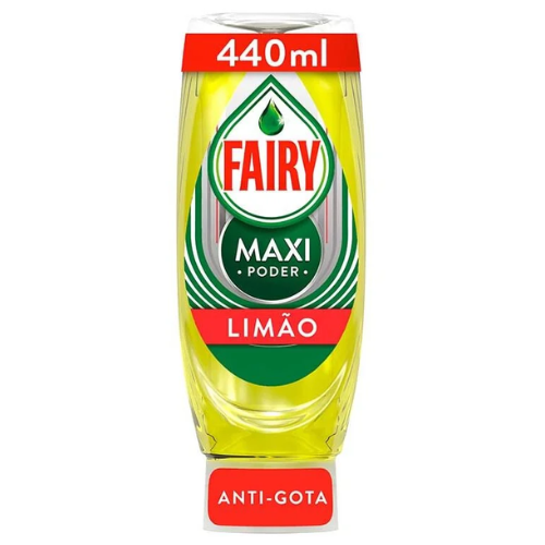 Detergente p/ loiça Fairy Maxi Limão 440ml