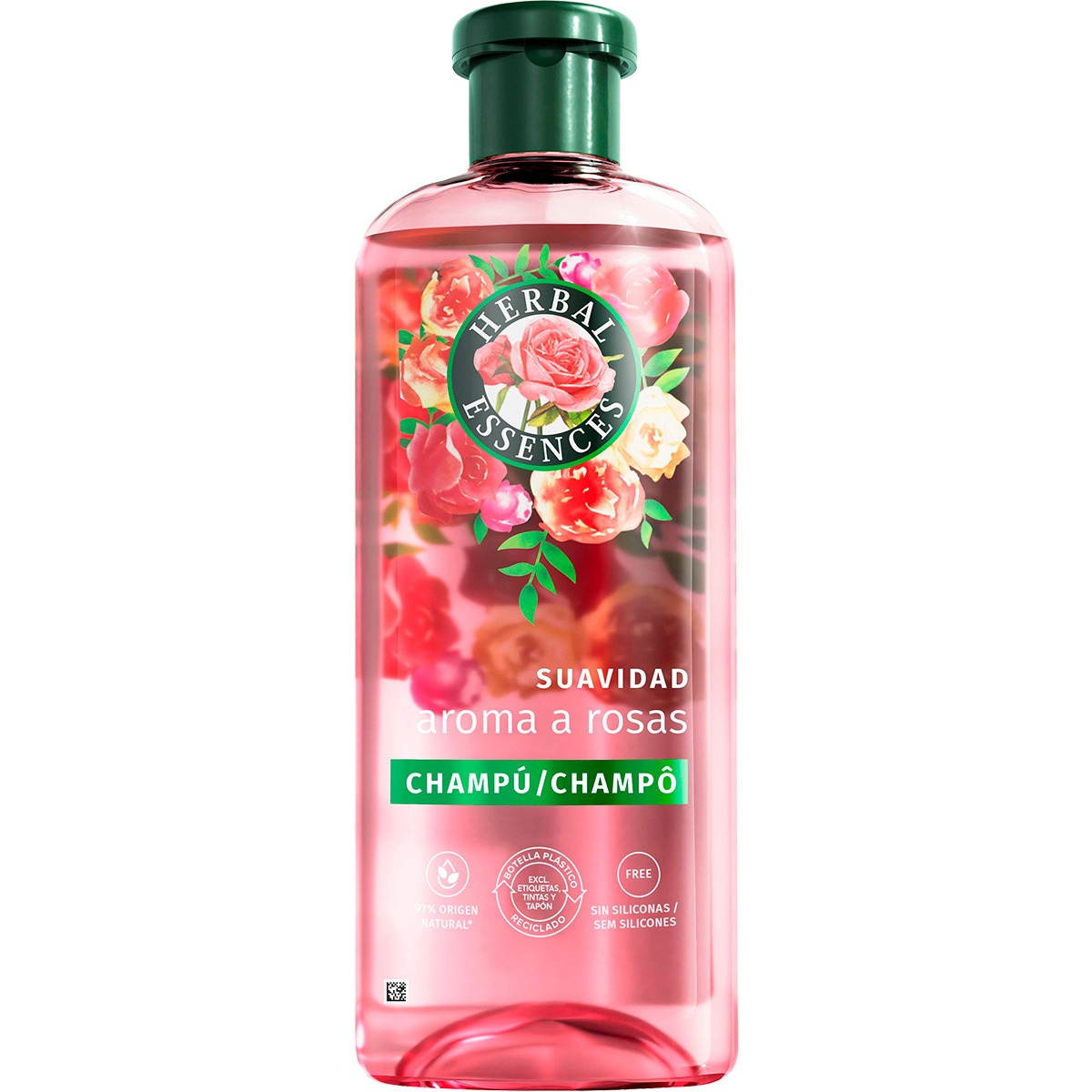 Champô suave aroma a rosas herbal essences 350ml