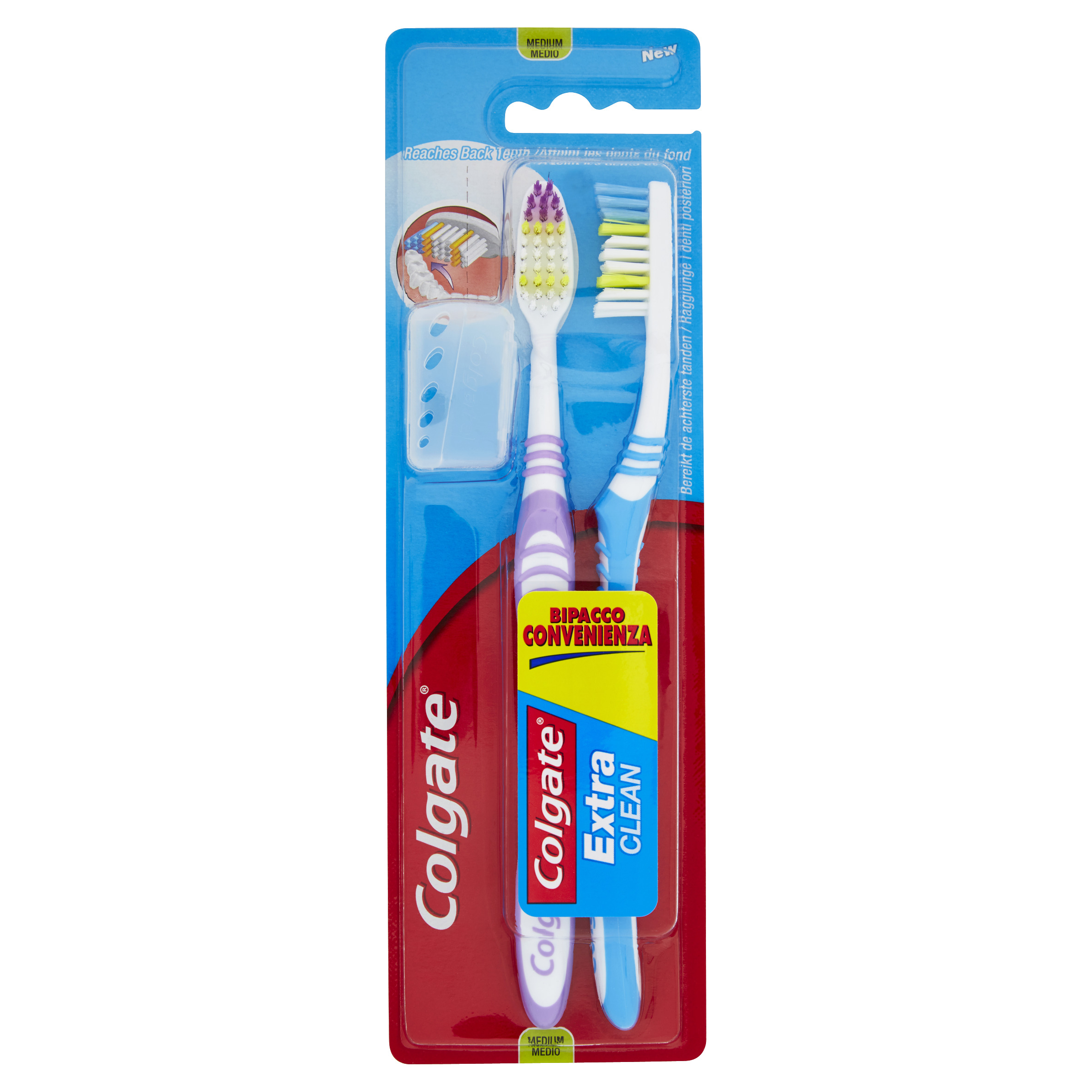 Escova de dentes Colgate Extra Clean
