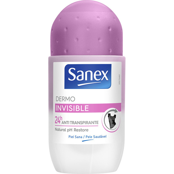 Roll-on deodorant Sanex Invisble 50ml