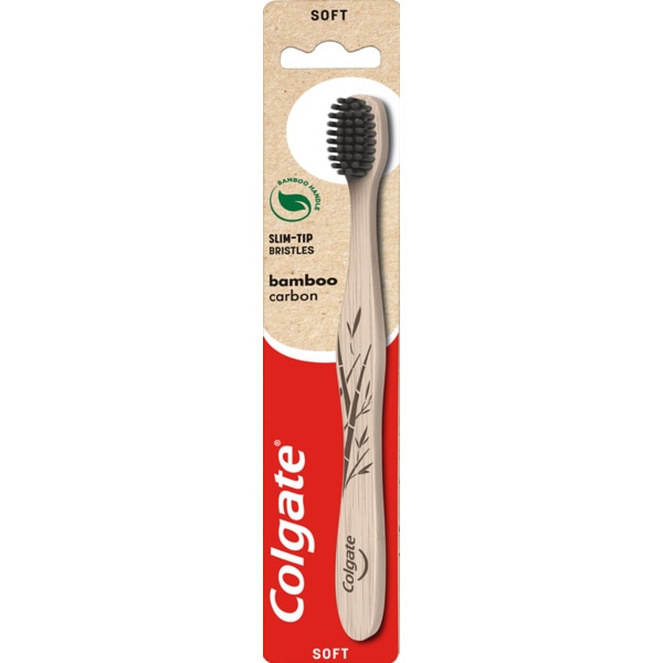 Escova de dentes Suave Colgate Bambu Carvão 1un