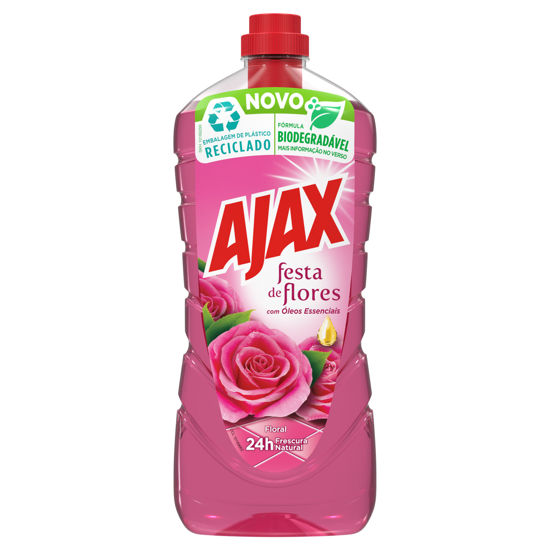 Detergente Chão Ajax Festa Floral 1l