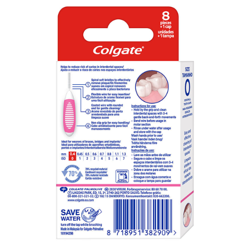 Colgate Interdental brushes 8un