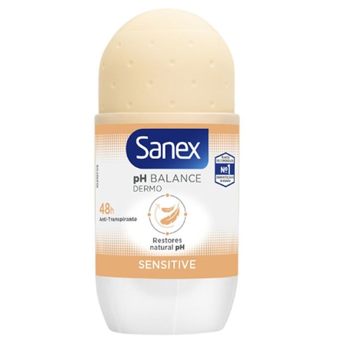 Desodorizante Sanex Roll On 48h Sensitive 50ml